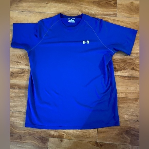 Under Armour Men’s all blue Loose Fit short sleeve tee size medium - Picture 2 of 6